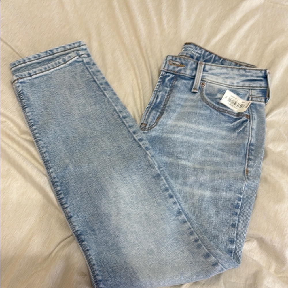 Old Navy Blue Straight Leg Jeans Classic Denim Style